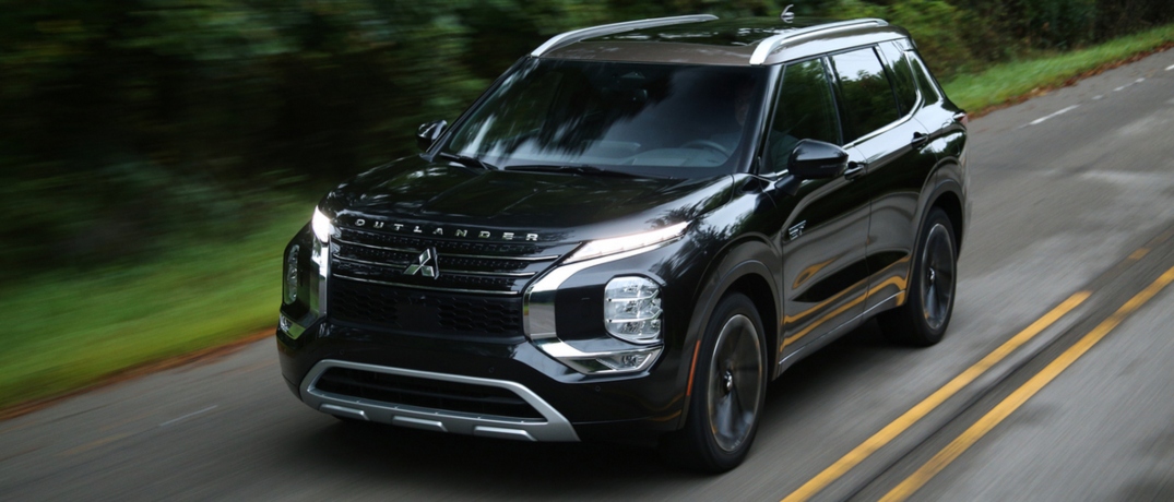 2023 Mitsubishi Outlander PHEV Driving on Road