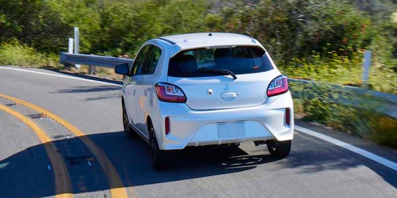 A 2024 Mitsubishi Mirage trying to optimize fuel efficiency near San Jose, CA 