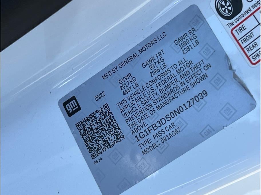 2022 Chevrolet Camaro LT Convertible 2D