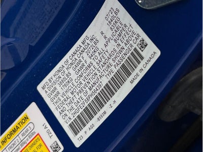 2023 Honda Civic Sport Sedan 4D