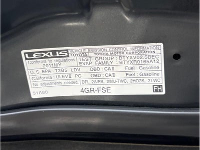 2011 Lexus IS IS 250 Sedan 4D
