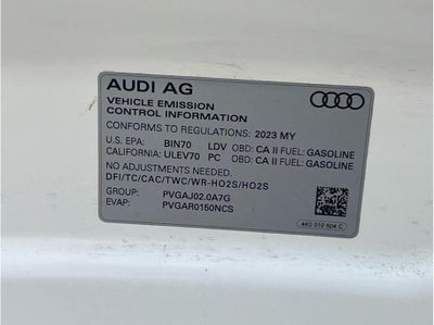 2023 Audi A6 45 TFSI Premium Plus Sedan 4D