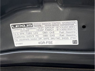 2011 Lexus IS IS 250 Sedan 4D