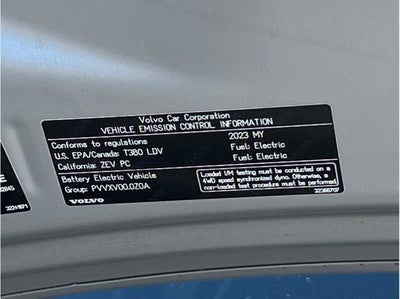 2023 Volvo XC40 Recharge Plus Sport Utility 4D